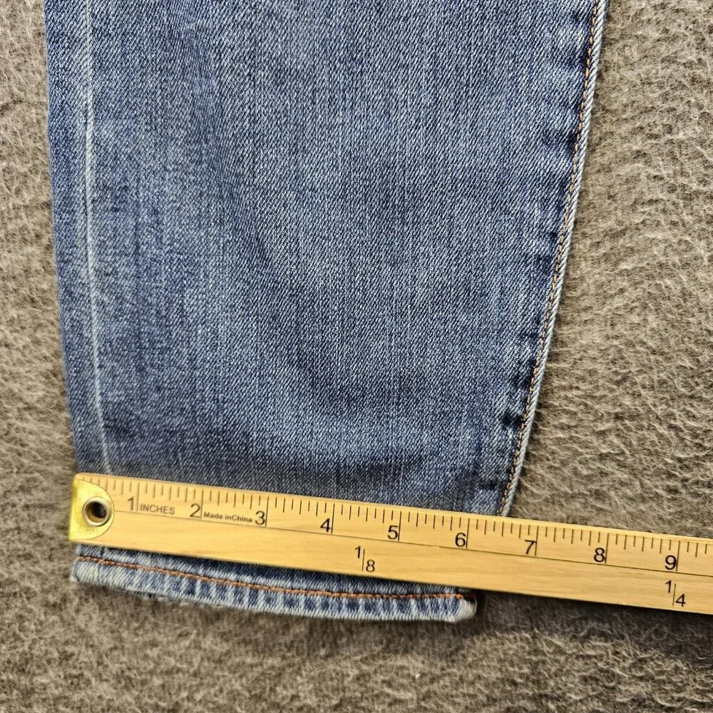 Jean Shop Jeans Womens Size 28 P Ellen Petite Distressed Selvedge Denim EUC - Picture 13 of 13